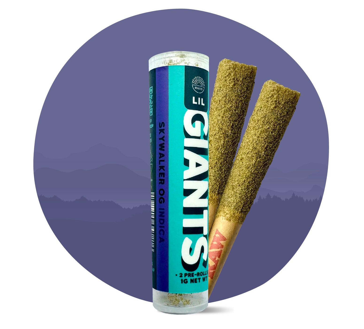 Realize Lil Giants Pre-Rolls, Skywalker OG, 0.5g x 2